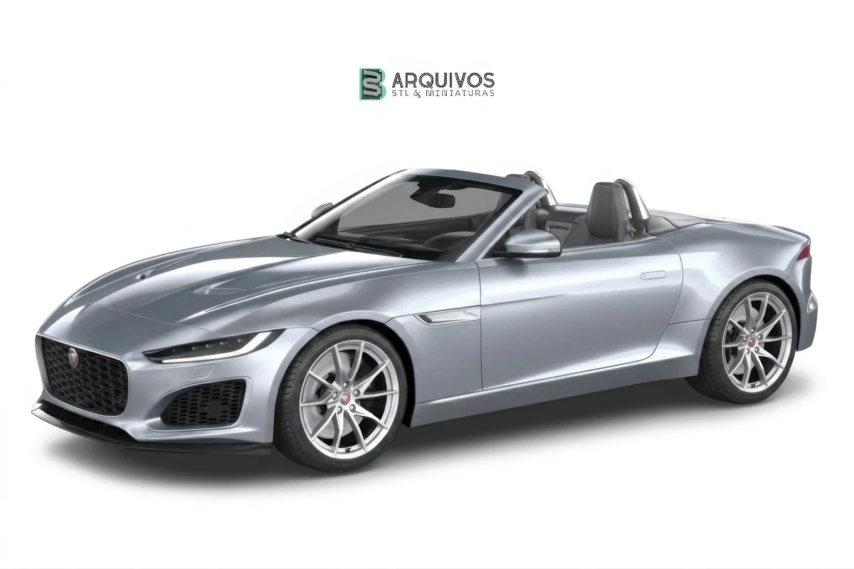 Modelo 3D STL - Jaguar F-Type Regular Convertible 2021